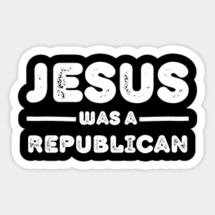 Republican-Jesus Sticker